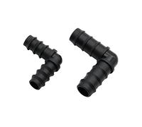 Garden Plumbing DN16 DN20 Elbow Barbed Garden Water Connectors 90 Degree Angle Bend Joints Hose Splitters Garden Agriculture Irrigation Fittings (Color : DN 16)