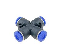 Garden Plumbing Pneumatic Fittings Air Quick Couplings Connectors 8mm 10mm 6mm 4mm 12mm Water Tubes Push-in Tubes Flow Control Crane Couplings (Color : PZA, Size : 16mm-12mm (a-b))