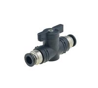 Garden Plumbing Pneumatic Fittings Air Quick Couplings Connectors 8mm 10mm 6mm 4mm 12mm Water Tubes Push-in Tubes Flow Control Crane Couplings (Color : BUC, Size : 4mm) Brass Hose