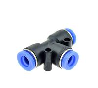 Garden Plumbing Pneumatic Fittings Air Quick Couplings Connectors 8mm 10mm 6mm 4mm 12mm Water Tubes Push-in Tubes Flow Control Crane Couplings (Color : PE, Size : 12mm-10mm (a-b))