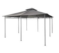 Garden Point Ibiza Pavillon de jardin 4x4m anthracite