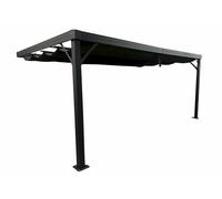 Garden Point pergola murale pour terrasse Alicante 3x5 anthracite
