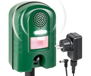 Garden protector 2 "Vert" plus Adaptateur secteur - WEITECH Répulsif ultrason chiens et chats WEITECH Ultrason Anti Chats et Chiens Deluxe sur 200m²