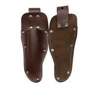 Garden Pruner Sheath - Leather Tool Holster, Compact Scissor Pouch, Heavy Duty Protective Storage | Convenient Organizer for Gardening Pruners Shears Construction Tools 3.54x9.40 inch