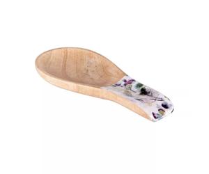 GARDEN Repose cuillère Bois de manguier Décor résine TABLE PASSION SC