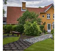 Garden Retaining Wall Grid Grille de sol for allée, grille de sol robuste en gravier stabilisé for terrasse extérieure, treillis de fondation for pavage for mur en pente, zone argileuse humide(1x6 m/3