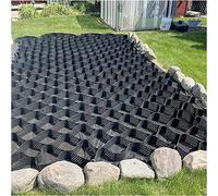 Garden Retaining Wall Grid Grille de sol perméable for gravier/pavés de sol en maille de 2 po de hauteur, grille de gravier stabilisatrice robuste for aménagement paysager de jardin, pente, travaux de