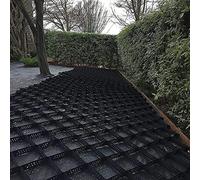 Garden Retaining Wall Grid Stabilisateur de gravier for allée extérieure en grille de sol, panneaux de base de pavés en grille de sol en nid d'abeille avec trous, grille de sol/sol for allée de statio