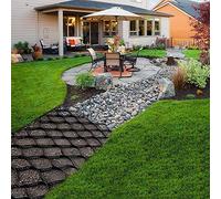 Garden Retaining Wall Grid Stabilisateur de grille de sol de jardin, allée, trottoir, pavés en gravier for murs de soutènement, travaux de fondation, géogrille perméable for murs en pierre(2x9 m/6.5x3