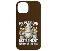 Garden Retirement Gnome For Retired Dad Playing In The Dirt Coque pour iPhone 14