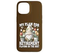 Garden Retirement Gnome For Retired Dad Playing In The Dirt Coque pour iPhone 15