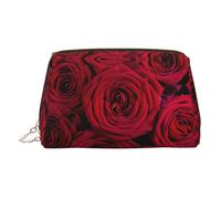 Garden Roses Sac à cosmétiques de voyage portable de grande capacité étanche multifonctionnel avec fermeture éclair