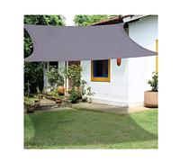 Garden Sail Sun Shade Sail Canopy Rectangle 2x3m 3x5m 4x6m Sun Shade Sail 95% Bloc UV Imperpose extérieur de extérieur Péronie Solaire auvent, avec Corde Libre - Gris