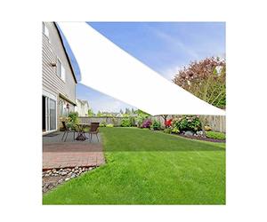 Garden Sail Sun Shade Sail Rectangle 2x3m 4x5m Patio Sunshade Cover auvent Tissu de Tissu de crème Solaire avec Corde Gratuite pour Yard de extérieur Pergola Perk Tell Carport,