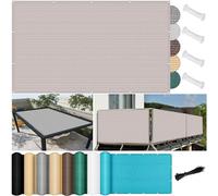 Garden Sail Voile d'ombrage rectangulaire pour extérieur, patio, fête, 2,5 x 7,8 m, blanc