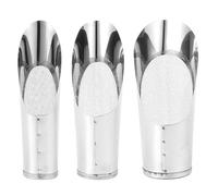 Garden Scoop - Lot de 3 cuillères à soupe de jardin à la main en acier inoxydable - Outils de jardin classiques toute l'année pour compost