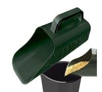 Garden Scoop, Small Soil Shovel with Handle, Portable Gardening Spade Tool, Multi Purpose Bucket Trowel for Planting and Transplanting, Flower Pots, Indoor Plants, 8.46x3.54 inches