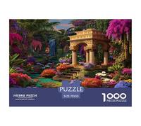 Garden Secret Papier Puzzle Jeu De Société Adulte Activités Familiales Stimulantes 1000 Pieces Rainforest Blossom Realm Casse-tête Qualité Premium pour Adultes 70x50cm/1000pcs