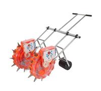 Garden Seeder Rouleau de précision à double roues, applicateur d'engrais, espacement réglable des rangées de plantes pour maïs d'arachide de soja