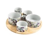 GARDEN Set apéritif 6 coupelles sur plateau tournant TABLE PASSION