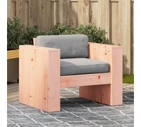 Garden Sofa 79x60x62 cm Solid Douglas Wood Outdoor Patio Furniture Set, Weather-Resistant Durable Lounge Chair for Backyard Terrace Balcony, Comfortable Seating with Armrests, Max Load 110 kg