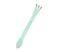 Garden Soil Rake Mini 3 Tine Hand Cultivator | Compact Double-Use Yard Tool Featuring Spade Attachment for Efficient Landscaping, Comfortable Non-Slip Handle for Greenhouse, Outdoor Beds, Indoor