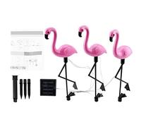 Garden Solar Flamingo Lights, LED Flamingo Solar Power Light, Outdoor Solar Flamingo Stake Lights for Yard Garden