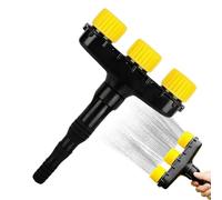 Garden Spray Head, Perforated Adjustable Sprayer, Slip Resistant Heavy Duty Tool, Ergonomic Grip with Comfort, Modern Design with Versatility, Accessory for Lawn Outdoor Yard Home Backyard 10.82in