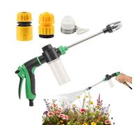 Garden Sprayer - High Pressure Rotating Nozzle for Lawn | Sturdy Resin with Adjustable Spray Patterns, Multi Function High Pressure Tool, Ideal for Backyard Patio Deck Car Washing Pet Cleaning