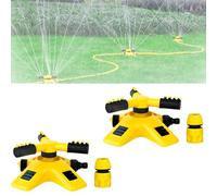 Garden Sprinkler, 2025 New Water Sprinkler for Garden, Garden Sprinklers for Lawns, Adjustable 360 Degree Rotation Lawn Sprinkler for Watering Your Plants Flowers Veggies (2Pcs)