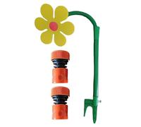 Garden Sprinkler, Flower Sprinkler, 360° Rotating Watering Toy, Fun Backyard Cooling Tool for Kids, Boys, Girls, Dogs, Lawn, Park Or Farm Use, 29.92 inches, ABS Build, 1-Piece