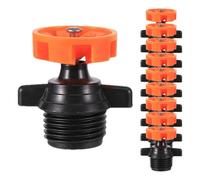 Garden Sprinkler Heads - PP 1.38x1.02in 10pcs | 360 Degree Rotation Garden Sprayer | Grass Watering Sprinkler for Lawn Yard Watering Gardens Irrigation Farm