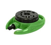 Garden Sprinkler, Rotate Lawn Spray Large Yard Areas, 8.86x6.1x2.05 inches Compact & Portable, Oscillating Sprayer with 9 Modes for 360 Degree Rotating, and Auto Watering System