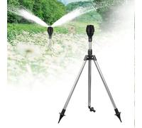 Garden Sprinklers for Lawns, 2025 New Lawn Garden Rotating Tripod Sprinkler for Garden Watering System, Large Area Rotating tripod Irrigation Hose Grass Water Sprinkler for Lawn Equipment (1pcs)