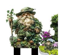 Garden Stake Decor 2D Acrylic Decoration Ground Insert
