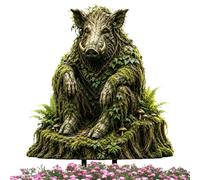 Garden Stakes Decorative 2D Acrylic - Animal Funny Realistic Mossy Yard for | Yard Signs Garden Decorations Outdoor for Lawn Patio Flower | Bed Landscape Pathway Park Ground Party Garden Stakes 2D Animal