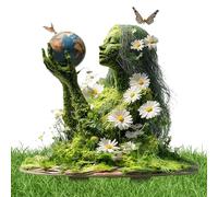 Garden Stakes | Tree Man Earth Goddess Statue Whimsical Garden Stakes, Outdoor Accessories, Ground Insert, 2D Acrylic Flower Pot Decoration for Yard Lawn Patio