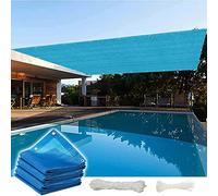 Garden Sune 1,2 x 1,2 m Extérieur 220 g/m² Léger TransParent E pour balcon, camping, terrasse - Protection solaire bleue