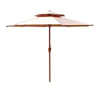 Garden Sunscreen Umbrella Market Table Umbrella 2.7m/9ft Lawn Beach Restaurant Outdoor Patio Double Top Umbrella with Im