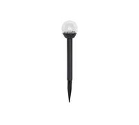Garden Sweet Light - Balise Solaire à Planter Craquelé 23cm Noir