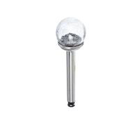 Garden Sweet Light - Balise Solaire En Inox "Craquelé" 42cm Argent