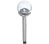 Atmosphera Balise solaire en inox "Craquelé" 42 cm Argent Blanc G