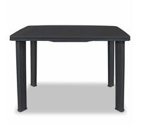 Garden®Table de jardin/Table à thé BALCON - Offres Spéciales - 2/4 PERSONNES - Anthracite 101 x 68 x 72 cm Plastique 7_2802457