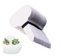 Garden Tags - 100 Waterproof Writable Plant Labels For Easy Vegetable & Flower Identification | Reusable PVC Gardening Stakes With Marker For Indoor Outdoor Nurseries, Potted Plants, Backyard