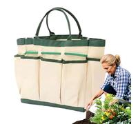 Garden Tool Bag, Multi Pocket Gardening, 7.09x6.3x5.51in Storage Tools Kit Holder, Heavy Duty Outdoor Gadget, Adjustable Pouch Straps for Yard, Camping, Park, Beach