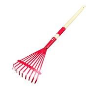 Garden Tool, Kids Outdoor Toy, Beach Spade Set, Wooden Handle Iron Build, Fun Sand Play, Ideal for Boys Girls Yard Or Beach, 27.56x6.3 inches, Red Color, 1 Piece