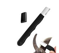 Garden Tool Sharpener - Edge Sharpening Stone Clipper Sharpener, Multi Purpose Blade Sharpening Tool for Pruners Hedge Shears Scissors Axe Hatchet Machete, Garden Hand Tools Maintenance Sharpeners
