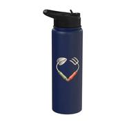 Garden Tools Cœur mignon minimaliste pouce vert Stainless Steel Insulated Water Bottle