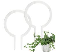Garden Trellis, Ivy Stakes, Balcony Holder, Clear Design Boosts Climbing Stability with Premium Durability, Compact 7.8-inch Set, Elegant Display for Indoor Outdoor Accent