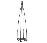Garden Trellis, Metal Plant Support, Heavy-Duty Rustproof Frame, Vertical Growing Structure, Compact Ideal for Patio, Balcony, Potted Plants, Greenhouse, Cucumber, and Flower Vines